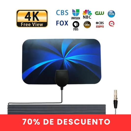 ClearView - Antena de Televisión 4K