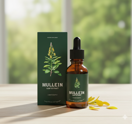 MULLEIN - Extracto de Gordolobo y Clorofila (Solución Definitiva Para Fumadores)