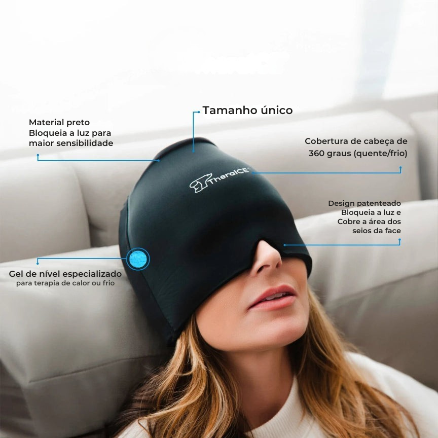 THERAICE - Gorro De Gel Calmante Para Migrañas